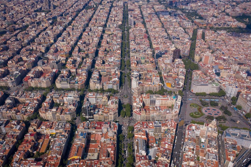 Barcelona stads blokken 