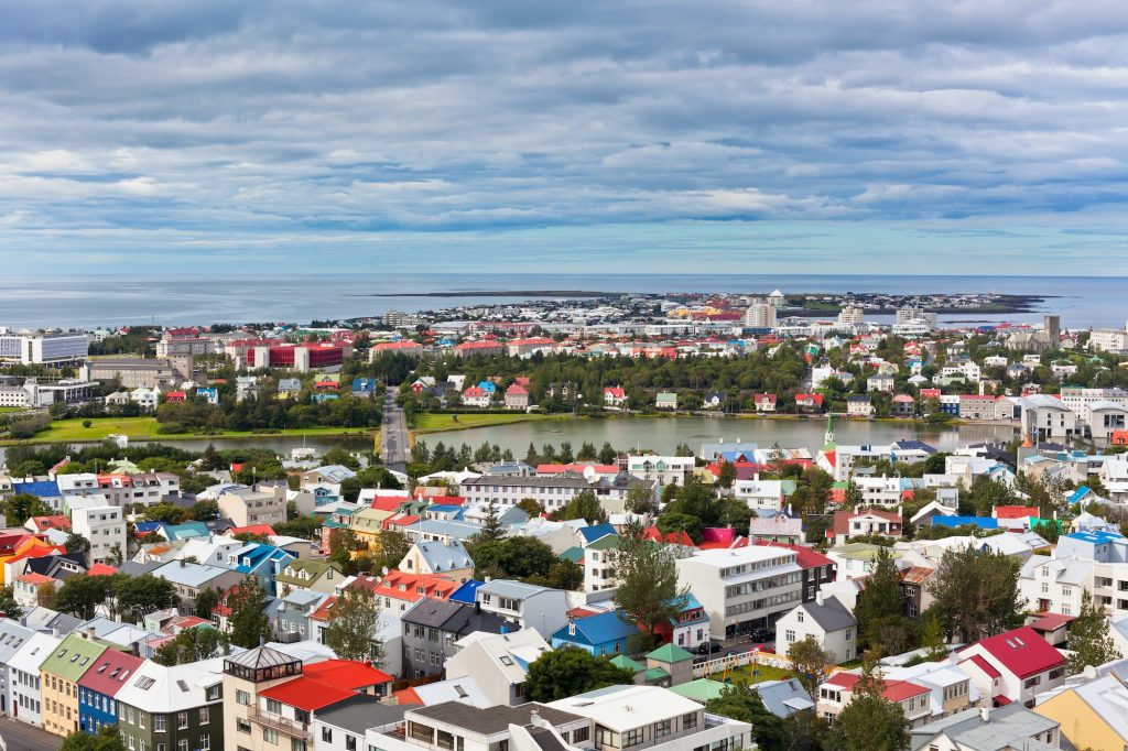 Hoofdstad van IJsland Reykjavik,