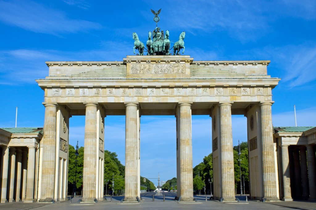De Brandenburger Tor in Berlijn
