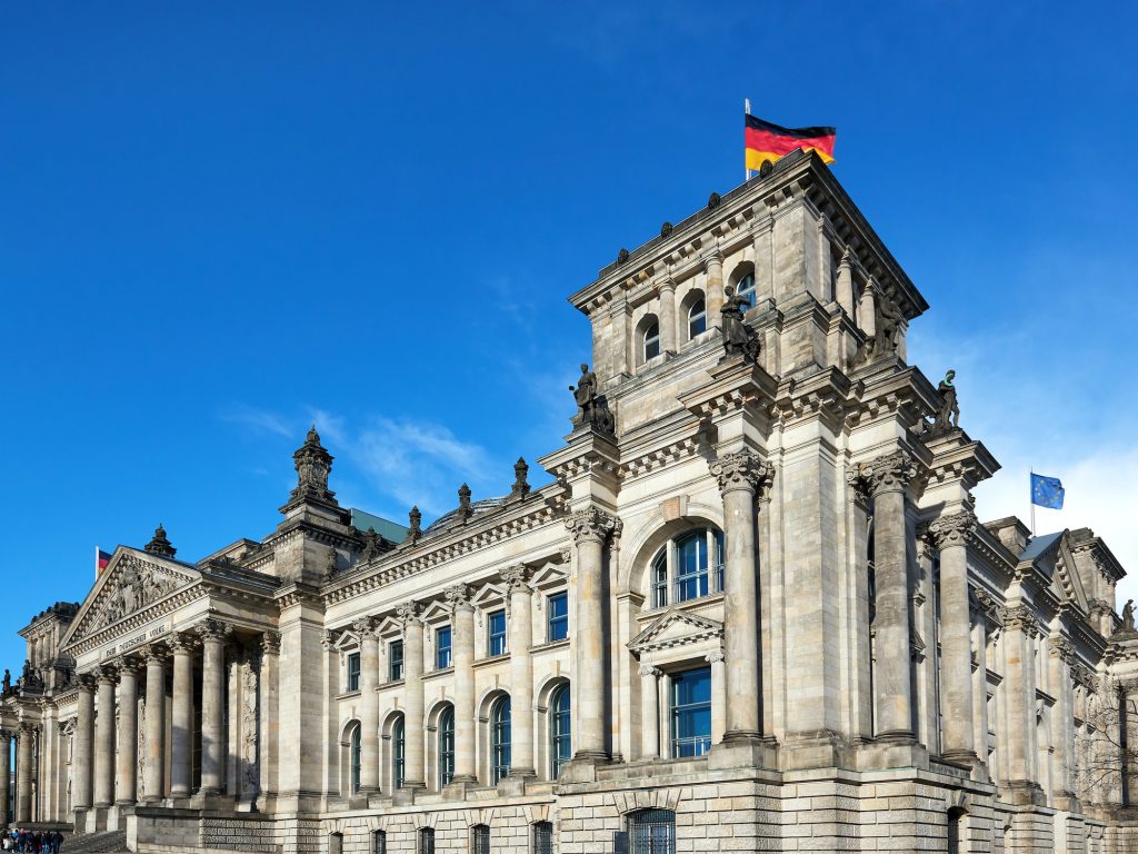 Het Reichstag gebouw in Berlijn