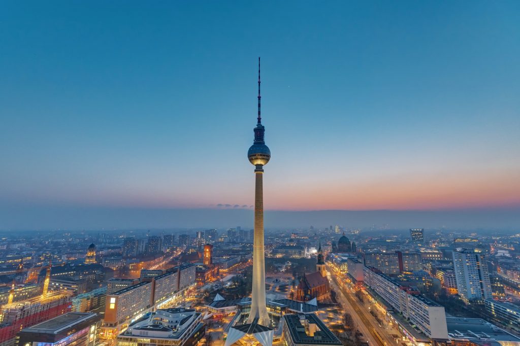 De televisie toren  in Berlijn