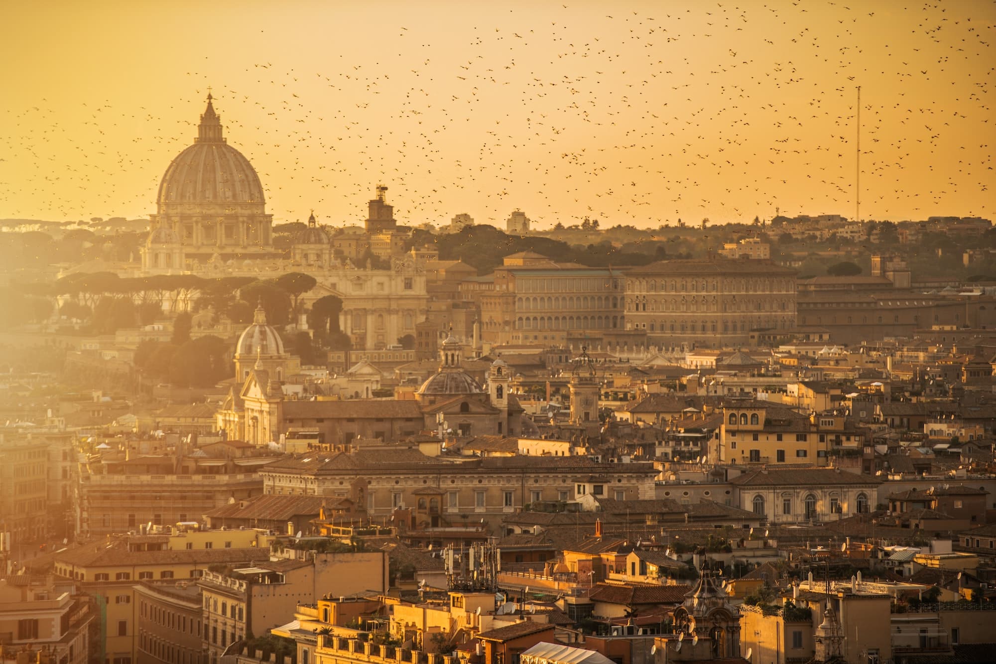 Rome and Vatican Scenery